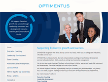 Tablet Screenshot of optimentus.com